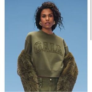 GAP X Cult Gaia Cropped Logo Sweatshirt